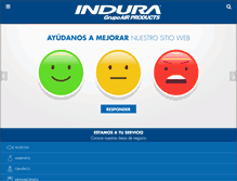 Tablet Screenshot of indura.cl